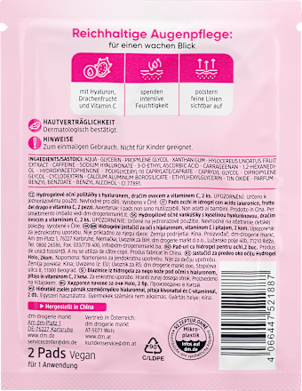 Almofadas de hidrogel para os olhos Holo (1 par), 2 unidades