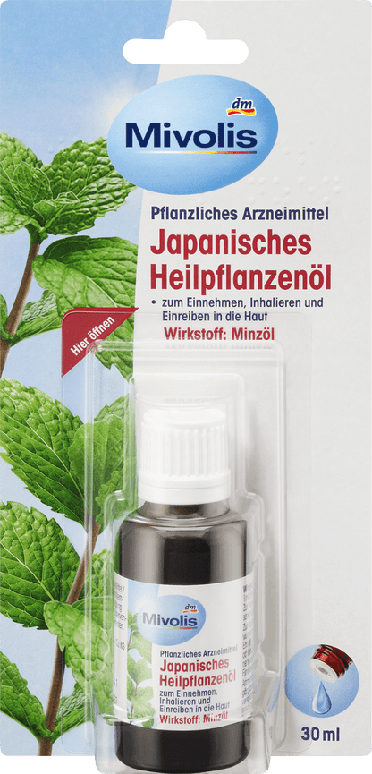 Japanese Herbal Multi-Purpose Remedy with Mint Oil