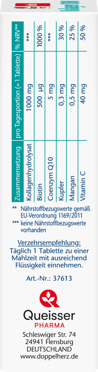 Huid + Haar + Nagels tabletten 