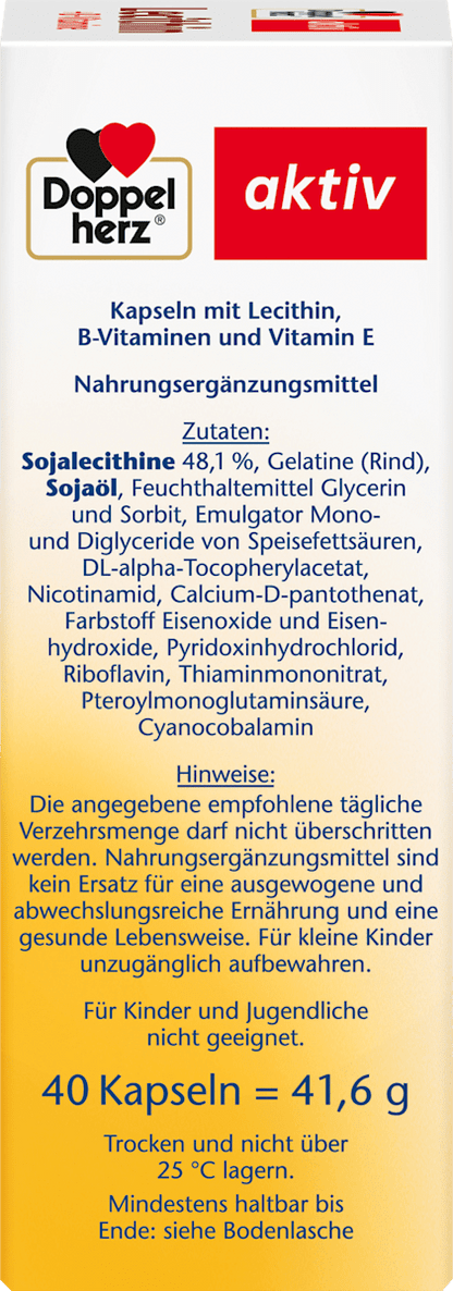 Lecithine + B-Vitmaine capsules 