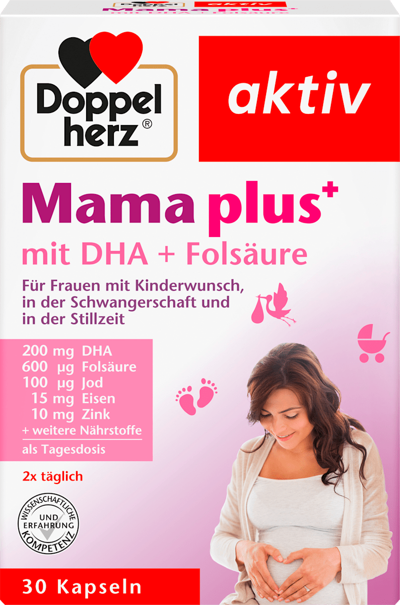 Mama plus com DHA + ácido fólico