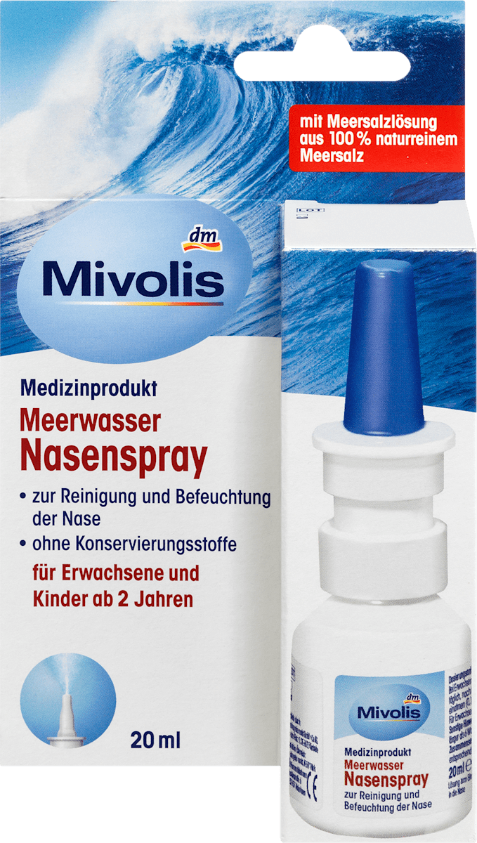 Neusspray met zeewater