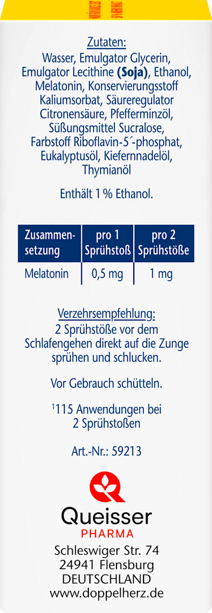 Spray de melatonina 