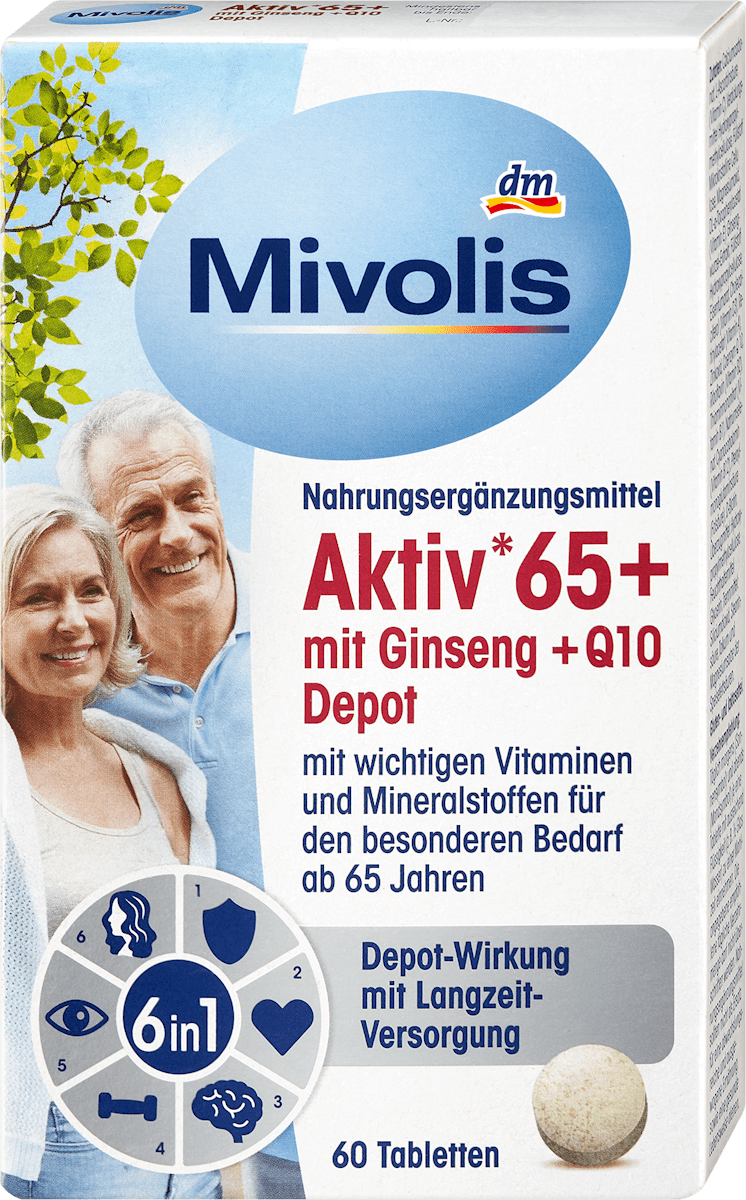 Active 65+ with Ginseng + Q10 Depot