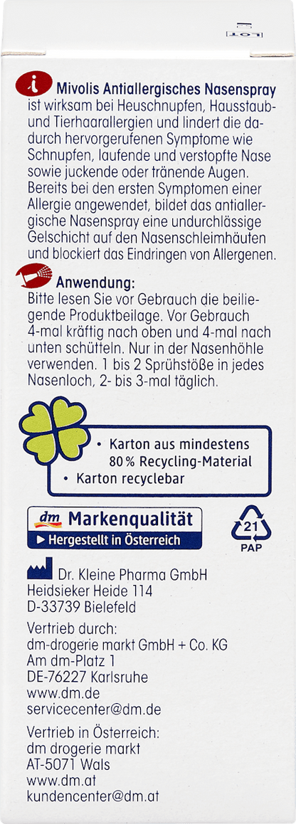 Spray Nasal Antialérgico 