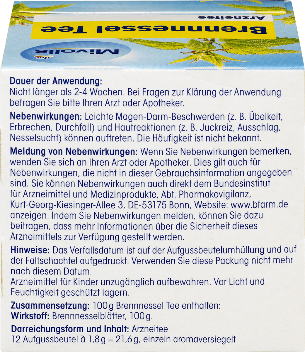 Kruidenthee, Brandnetelthee