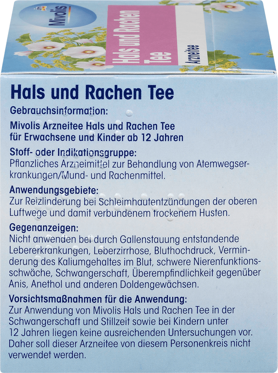 Kruidenthee, Keelthee