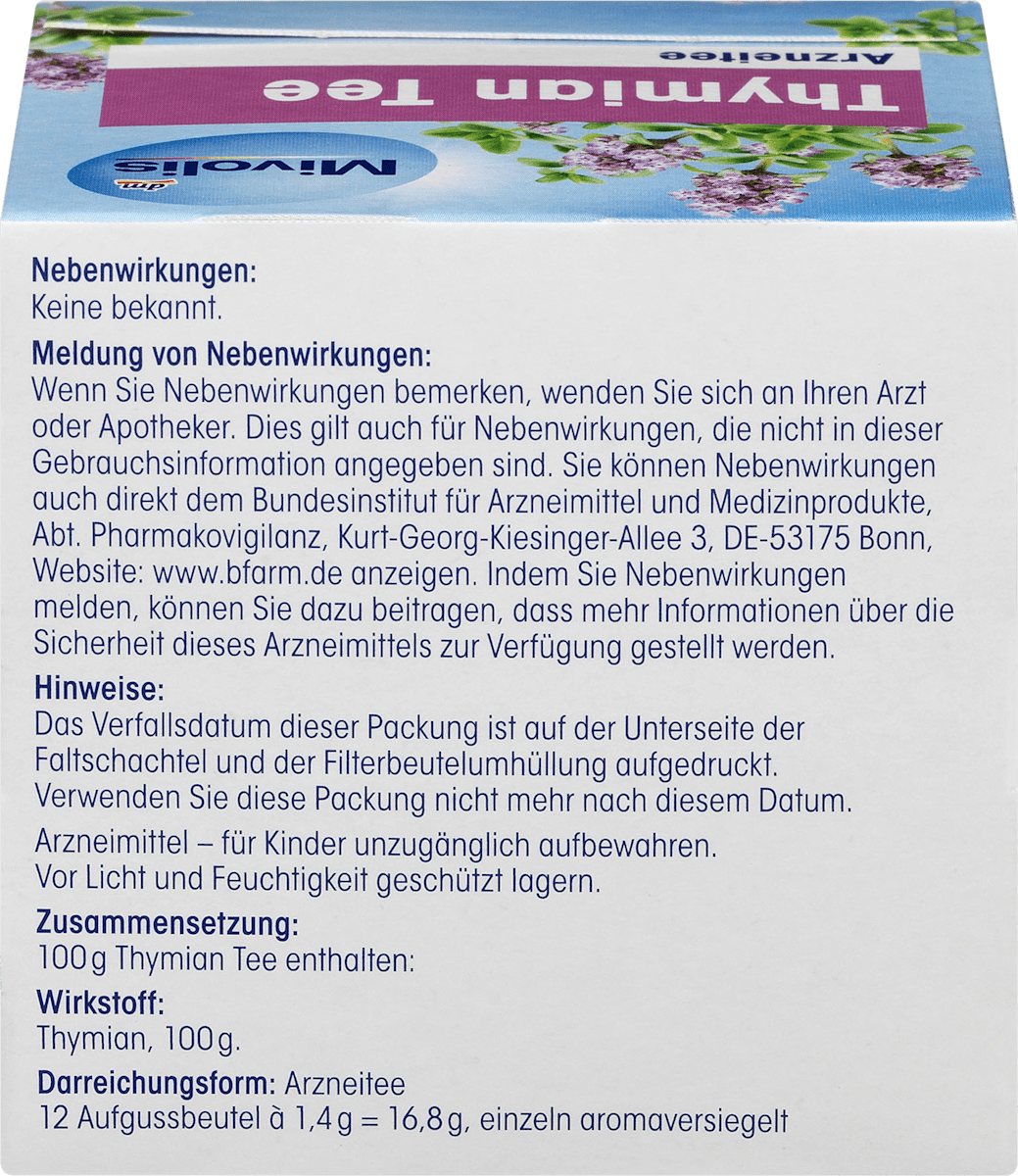 Kruidenthee, Tijmthee