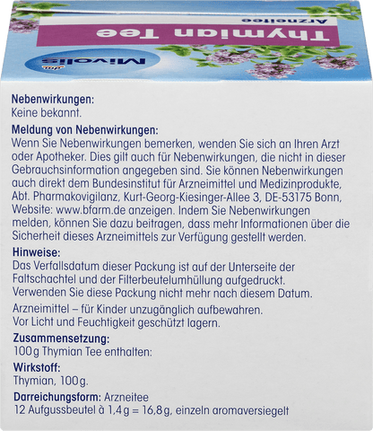 Kruidenthee, Tijmthee