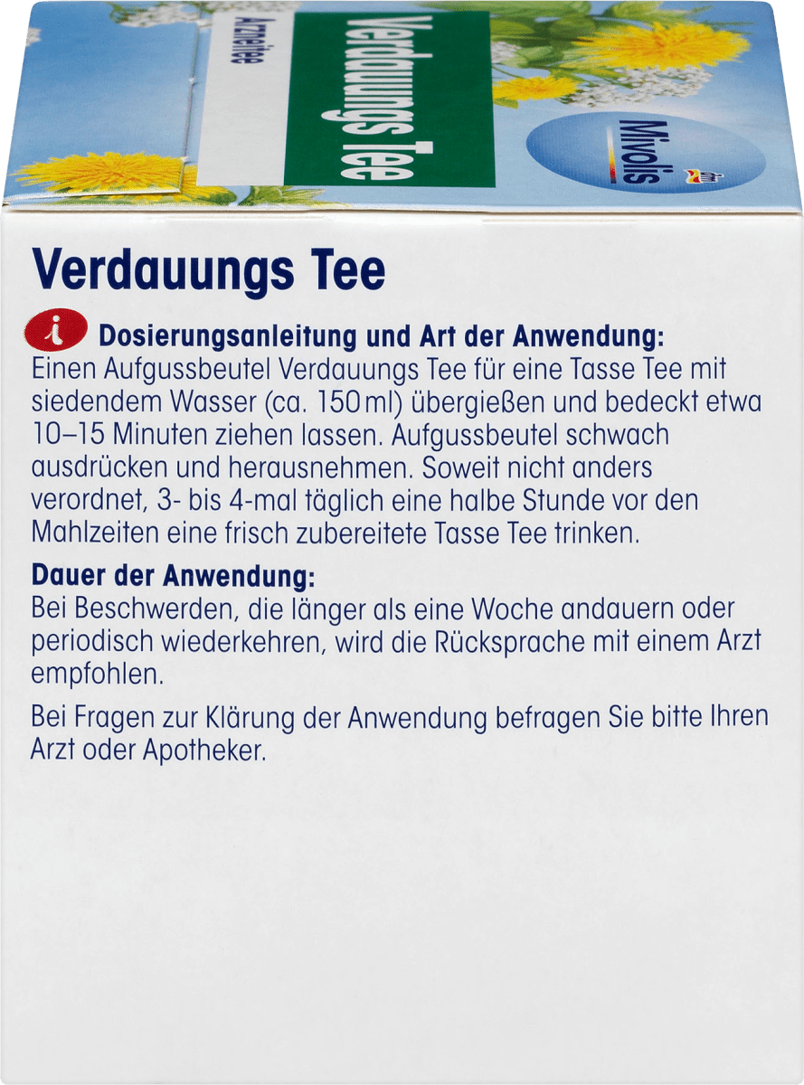 Kruidenthee, Spijsverteringthee