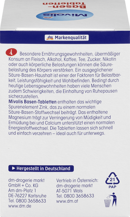 Basis (Alkalische) Tabletten