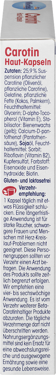 Carotene Skin Capsules