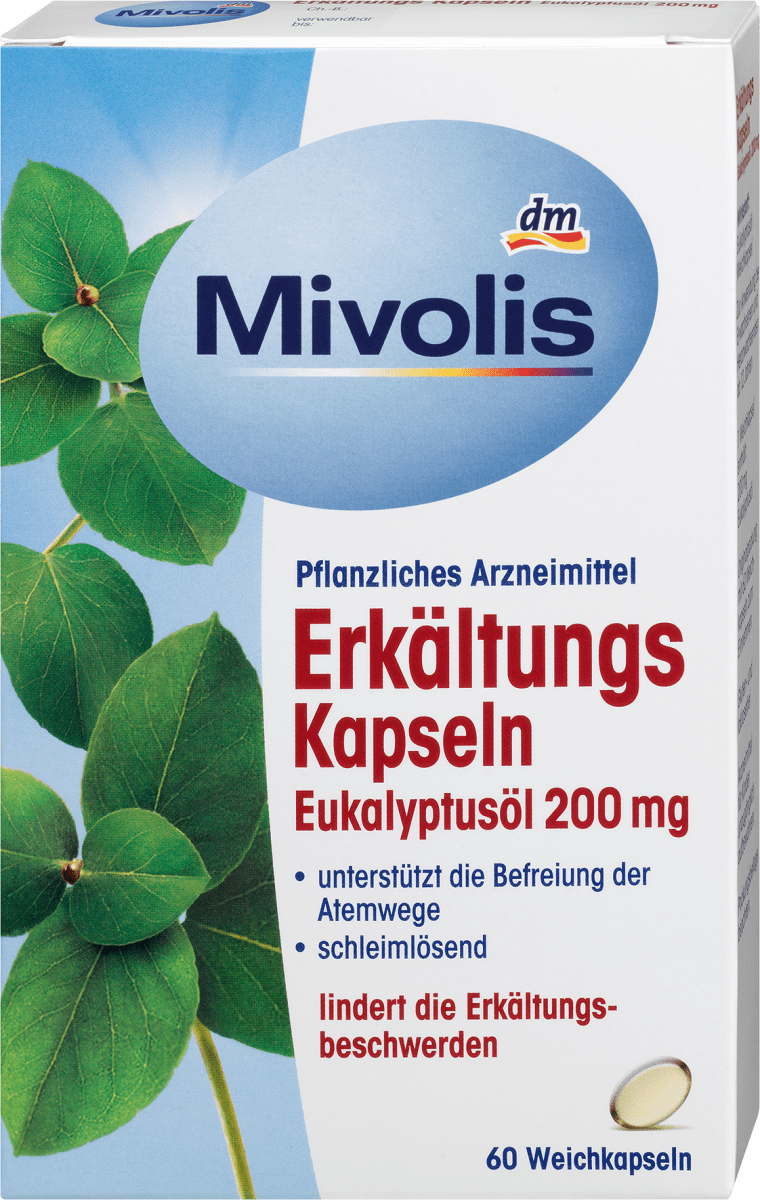 Griep / verkoudheid capsules Eucalyptus olie