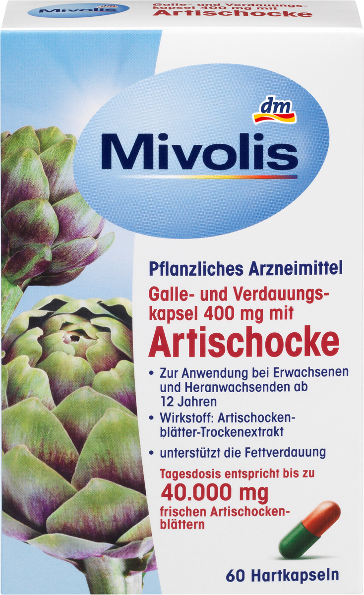 Bile and Digestive Capsule with Artichoke