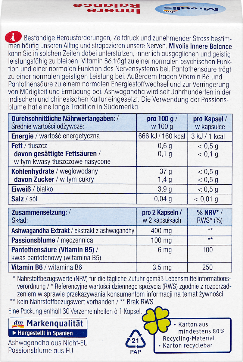 Innerlijke Balans Capsules
