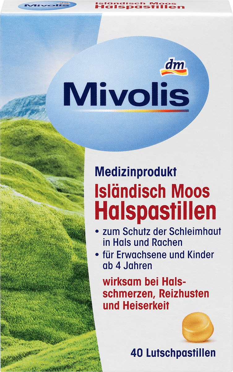 IJslandse Mos Keelpastilles