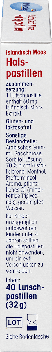 IJslandse Mos Keelpastilles