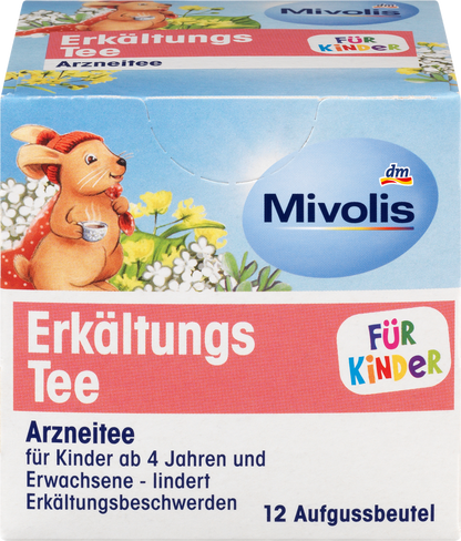 Chá Infantil, Chá para Resfriado/Gripe