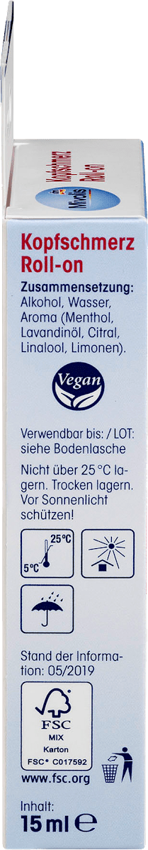 Hoofdpijn Roll-on