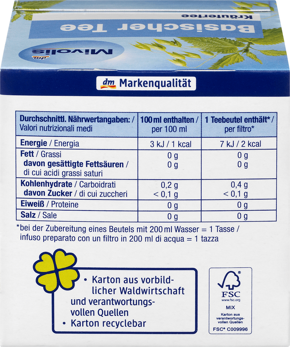 Basis (Alkalische) Kruidenthee