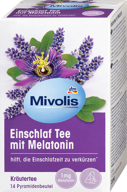 Chá de Ervas para Dormir com Melatonina