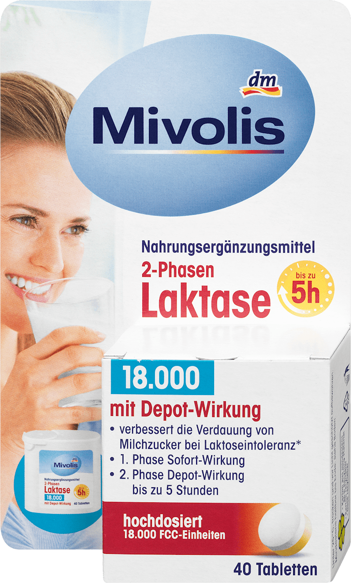 Lactase 18000 2-fase tabletten