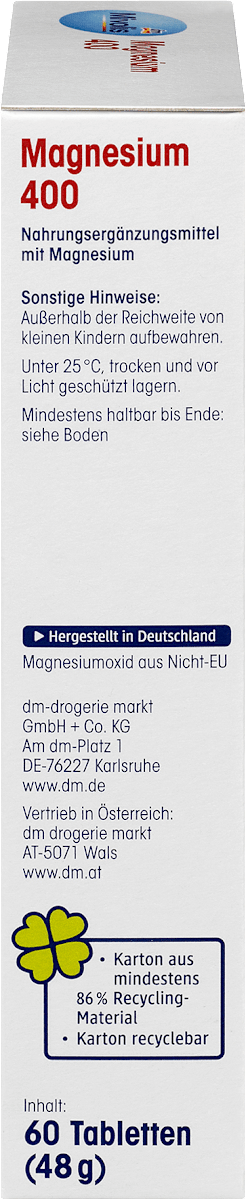 Magnesium 400 tabletten