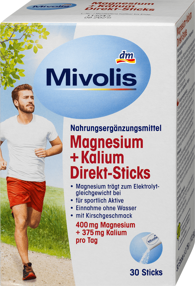 Magnesium + Kalium Direct Sticks