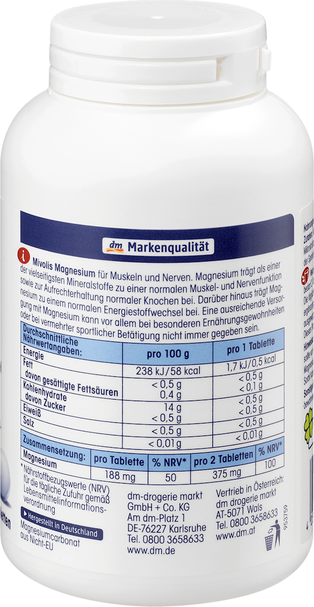 Magnesium tabletten