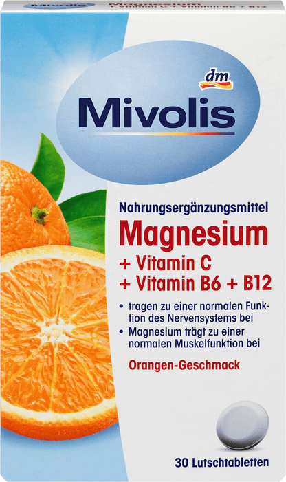 Magnesium + Vitamine C + Vitamine B6 + B12