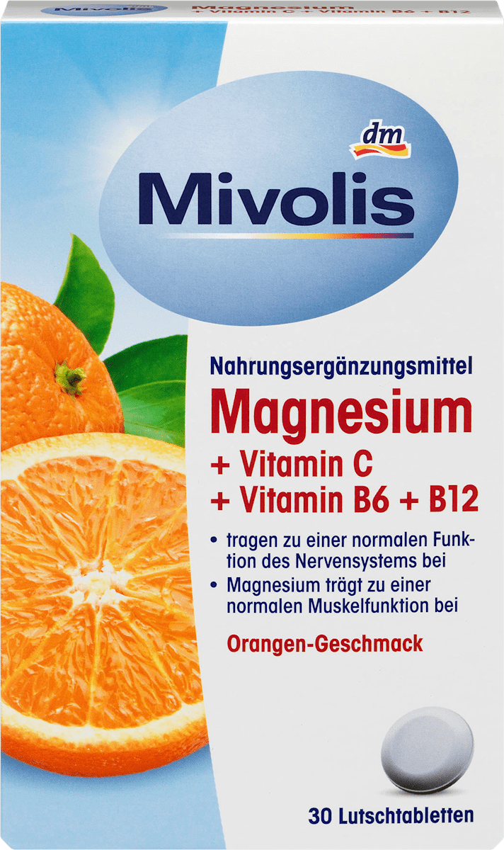 Magnesium + Vitamine C + Vitamine B6 + B12