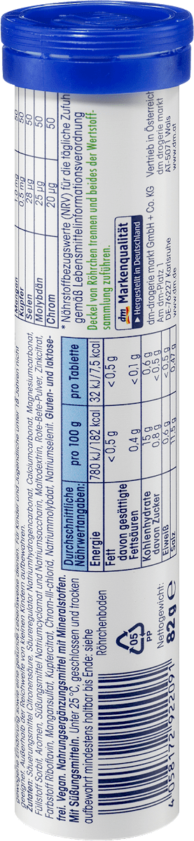 Multi-minerale topische tabletten 