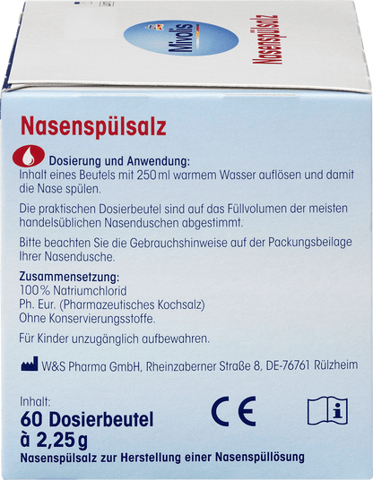 Spray de sal para enxágue nasal