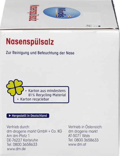 Spray de sal para enxágue nasal