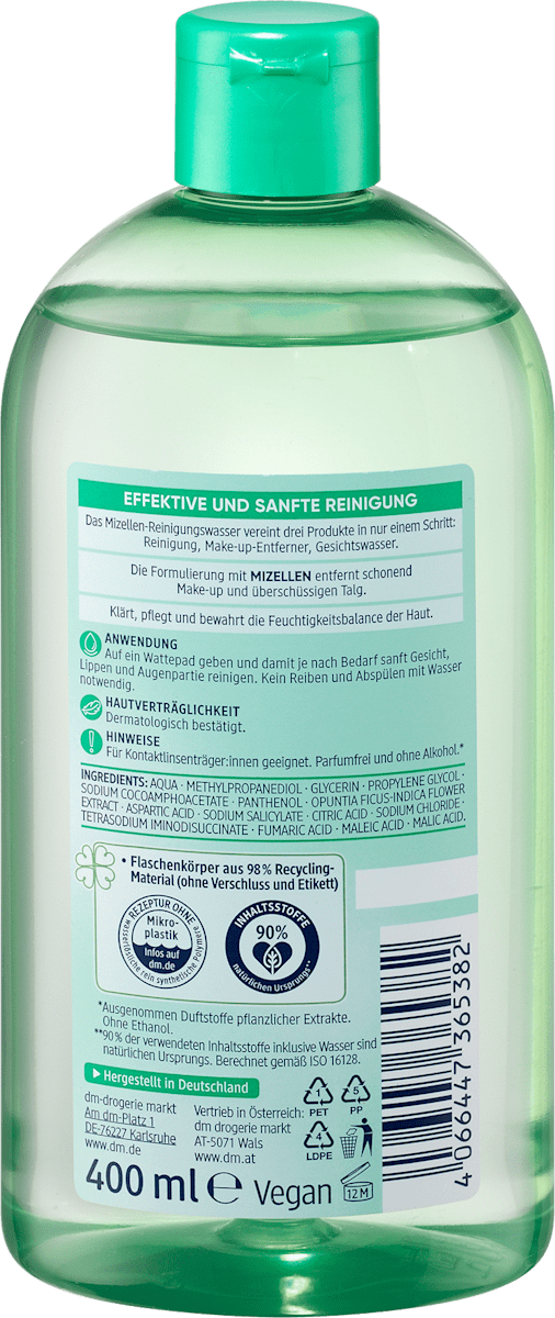 Micellaire Toner Cactus, 400 ml