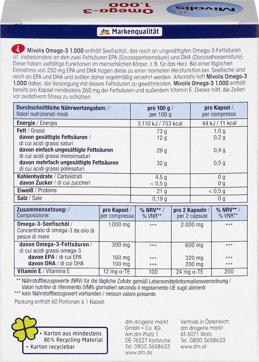 Omega-3 1000 Capsules