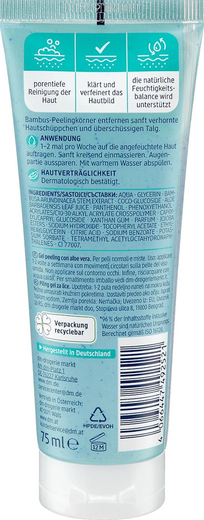 Peeling Gel Aloë Vera, 75 ml 