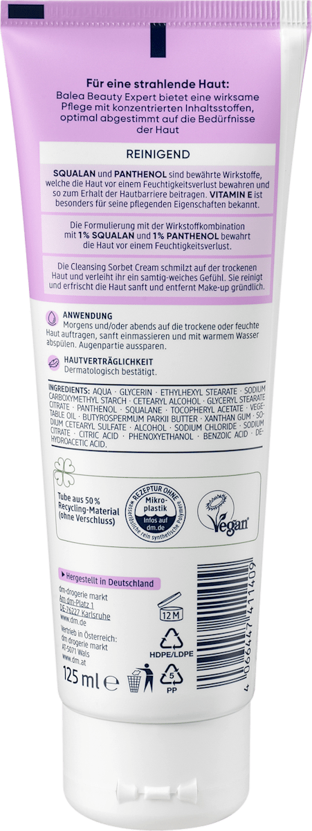 Beauty Expert Reinigende Sorbetcrème, 125 ml