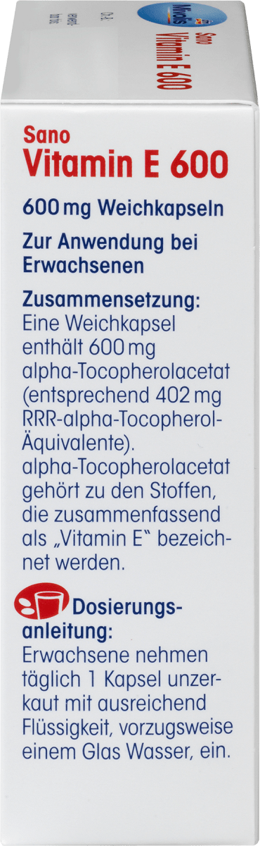 Vitamina E 600 SoftPods
