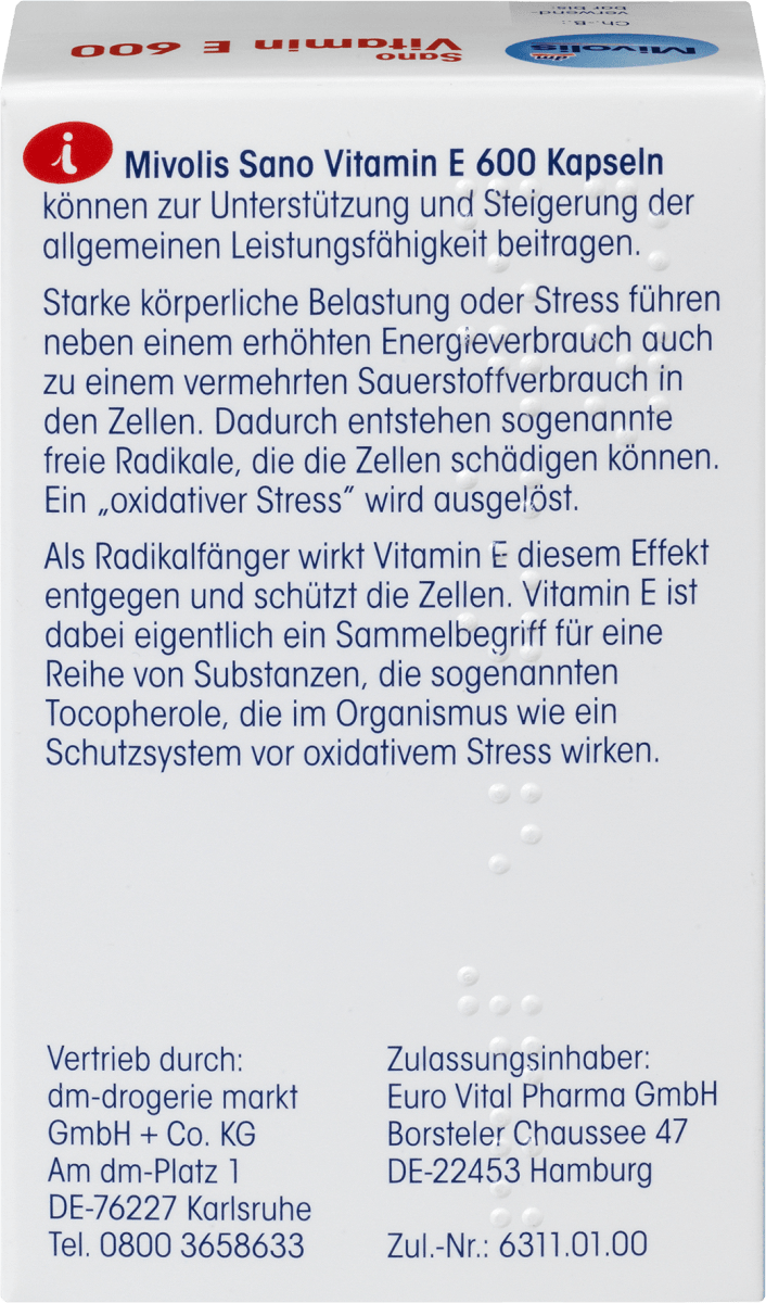 Vitamina E 600 SoftPods