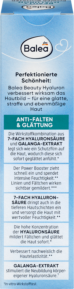 Schoonheid Hyaluron Power Booster Serum, 10 ml