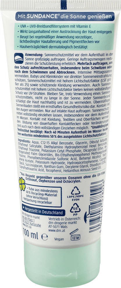 Sun Cream Sensitive, LSF 30, 100 ml