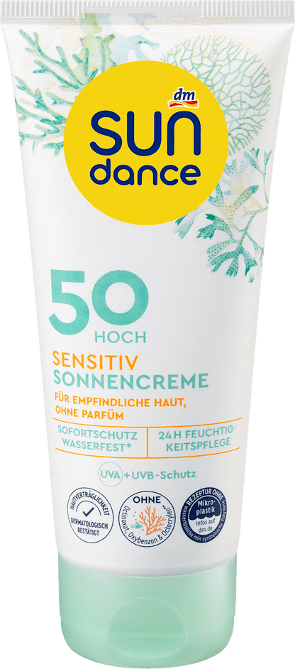 Zonnebrandcrème Gevoelig, LSF 50, 100 ml