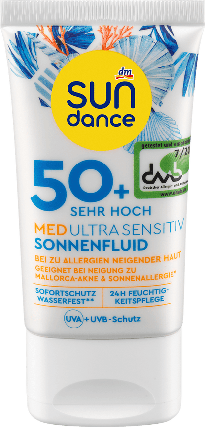 Zonnebrandcrème Gezicht MED ultra Sensitive, LSF 50+, 50 ml