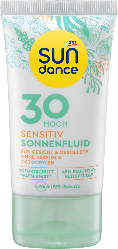 Zonnebrandcrème Gezicht Gevoelig LSF 30, 50ml