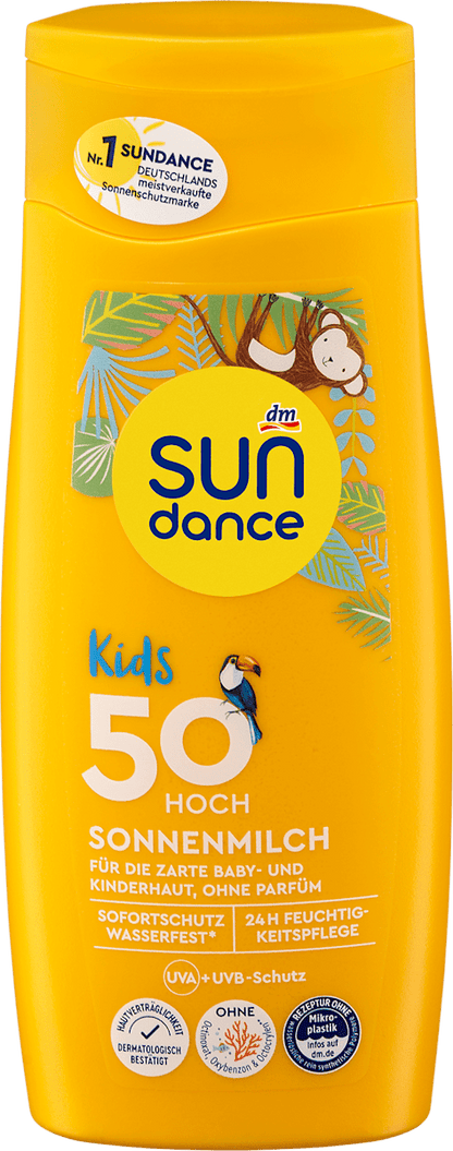 Zonnebrandcrème voor kinderen, gevoelig, LSF 50+, 200 ml