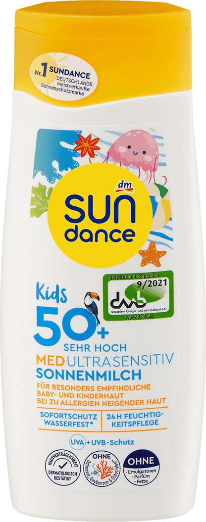 Sun Lotion Kids, MED ultra Sensitive, LSF 50+, 200 ml