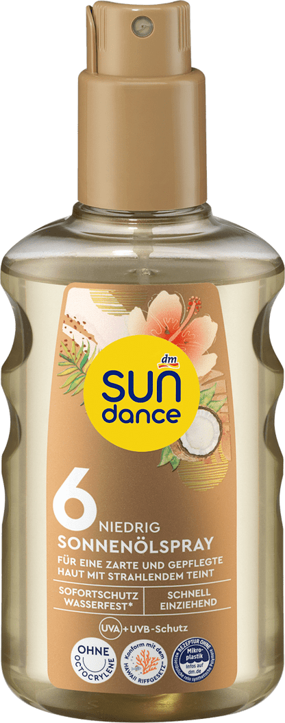 Tanning Oil Spray LSF 6, 200 ml