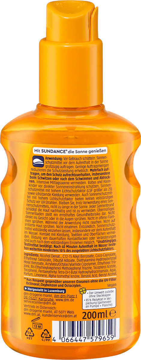 Spray Solar Transparente LSF 20, 200 ml