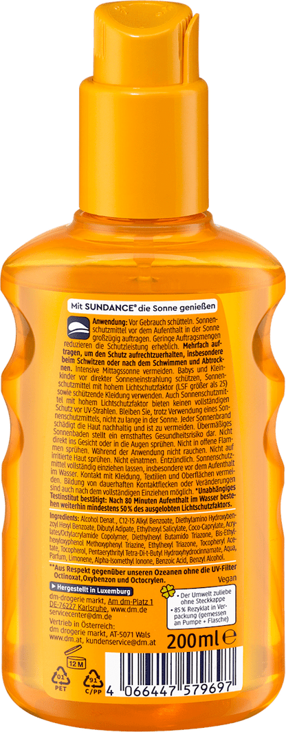 Sun Spray Transparent LSF 50, 200 ml